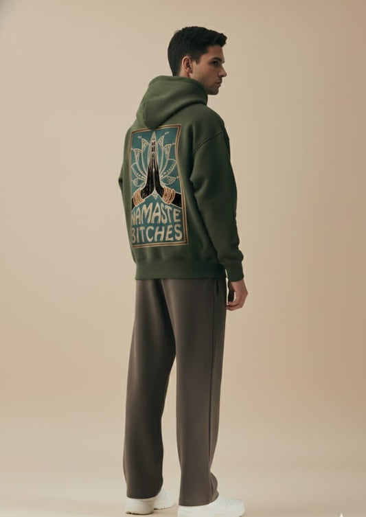 Sleak cozy olive oversized