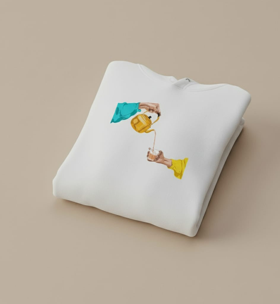 Sleak classic white oversized fit