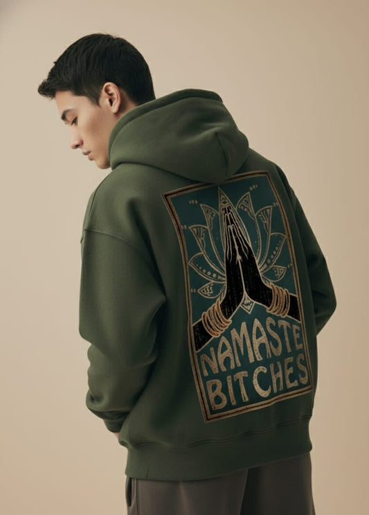 Sleak cozy olive oversized