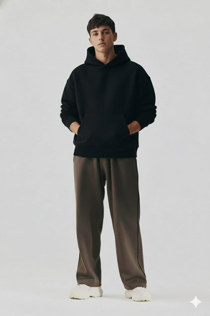 Sleak Classic Black oversized Fit