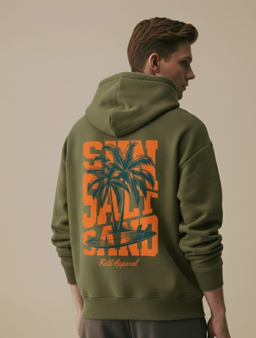 Sleak Sand oliva Oversized Fit