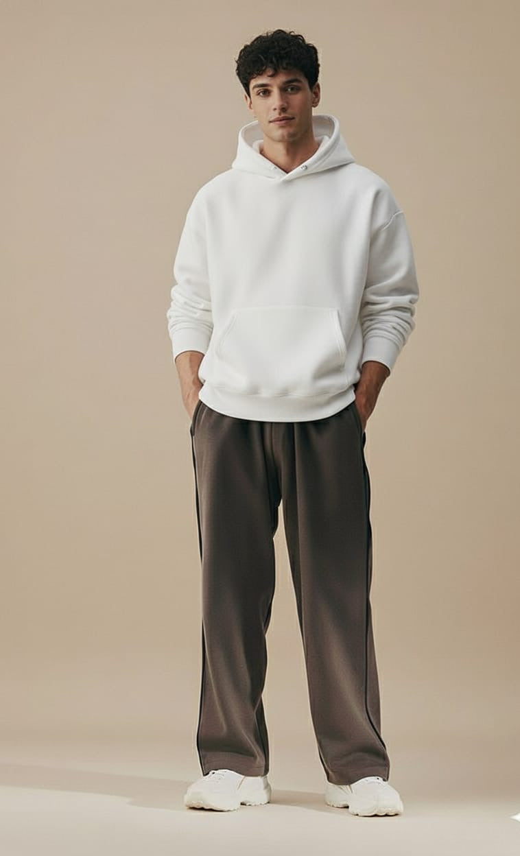 Sleak Classic Plain Hodd oversized fit