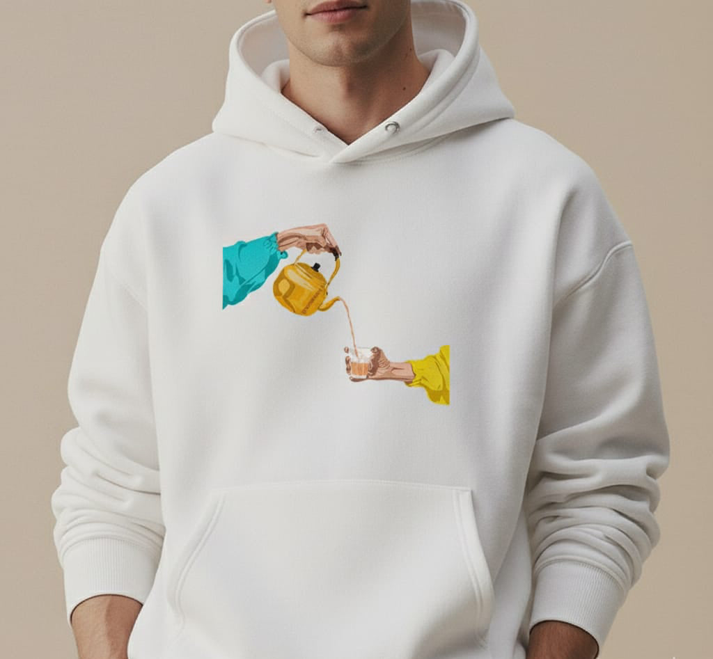 Sleak classic white oversized fit